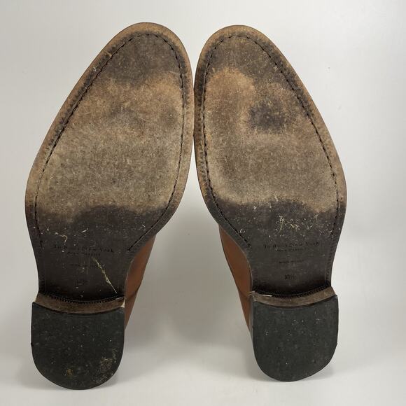 To Boot New York Brandon Captoe Oxford Mens Size 10.5 Brown Leather Dress - Picture 8 of 9